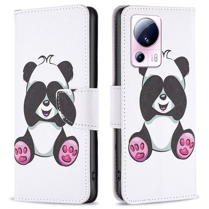 For Xiaomi 13 Lite / Civi 2 5G Wallet Phone Case Pattern Printing PU Leather Flip Stand Cover