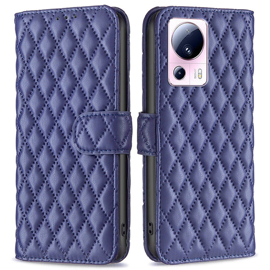 BINFEN COLOR BF Style-14 Phone Case for Xiaomi 13 Lite / Civi 2 5G , Leather Stand Wallet Cover