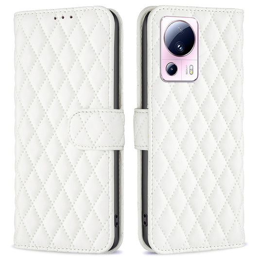 BINFEN COLOR BF Style-14 Phone Case for Xiaomi 13 Lite / Civi 2 5G , Leather Stand Wallet Cover