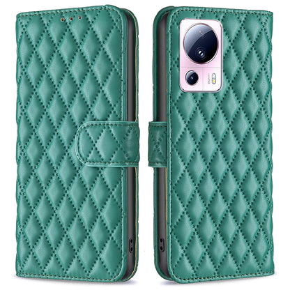 BINFEN COLOR BF Style-14 Phone Case for Xiaomi 13 Lite / Civi 2 5G , Leather Stand Wallet Cover