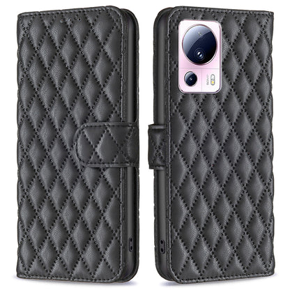 BINFEN COLOR BF Style-14 Phone Case for Xiaomi 13 Lite / Civi 2 5G , Leather Stand Wallet Cover