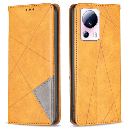 BF Imprinting Pattern Series-1 for Xiaomi 13 Lite / Civi 2 5G Stand Leather Phone Case Card Holder Phone Cover
