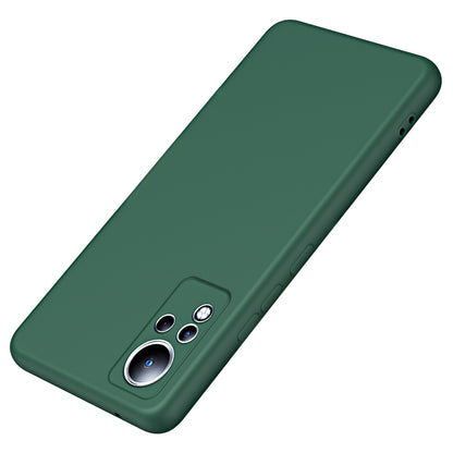 For Infinix Note 11 Rubberized TPU Phone Case 2.2mm Thickness Back Cover with Fiber Lining