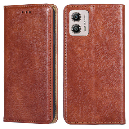 For Motorola Moto G53 5G / G13 4G / G23 4G PU Leather Wallet Magnetic Auto-closing Phone Stand Case Drop-proof Cover