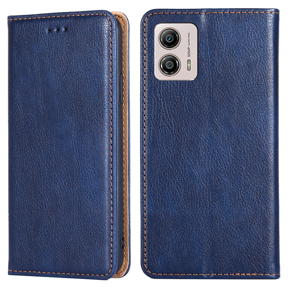 For Motorola Moto G53 5G / G13 4G / G23 4G PU Leather Wallet Magnetic Auto-closing Phone Stand Case Drop-proof Cover