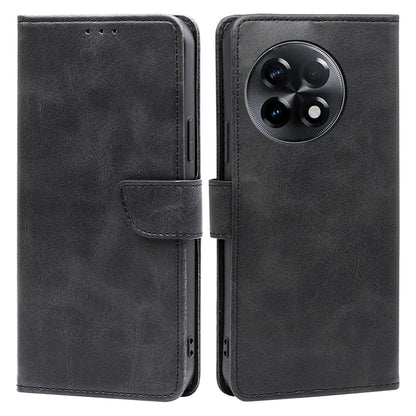 For OnePlus Ace 2 5G / 11R 5G Mobile Phone Cover Calf Texture PU Leather Wallet Stand Protective Case