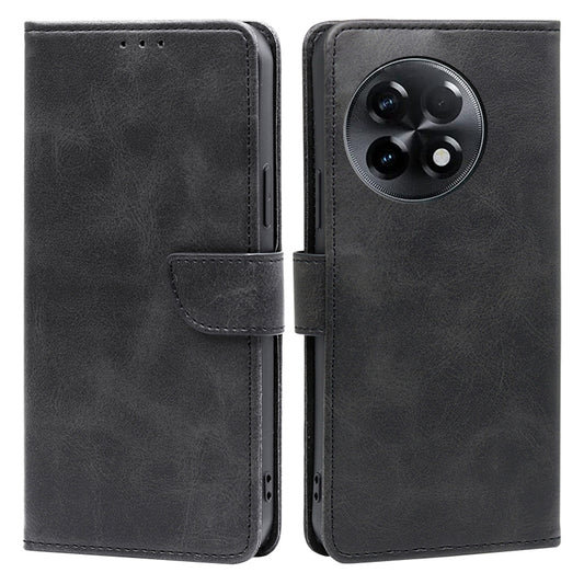 For OnePlus Ace 2 5G / 11R 5G Mobile Phone Cover Calf Texture PU Leather Wallet Stand Protective Case