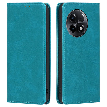 For OnePlus Ace 2 5G / 11R 5G Magnetic Auto-absorbed Leather Wallet Stand Phone Case Calf Texture Anti-drop Cover