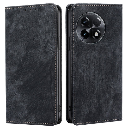 For OnePlus Ace 2 5G / 11R 5G RFID Blocking Leather Wallet Shockproof Cover Folding Stand Phone Case