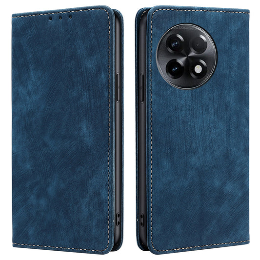 For OnePlus Ace 2 5G / 11R 5G RFID Blocking Leather Wallet Shockproof Cover Folding Stand Phone Case