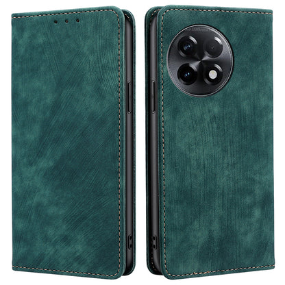 For OnePlus Ace 2 5G / 11R 5G RFID Blocking Leather Wallet Shockproof Cover Folding Stand Phone Case