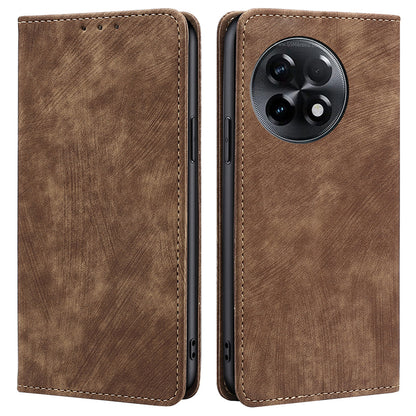 For OnePlus Ace 2 5G / 11R 5G RFID Blocking Leather Wallet Shockproof Cover Folding Stand Phone Case
