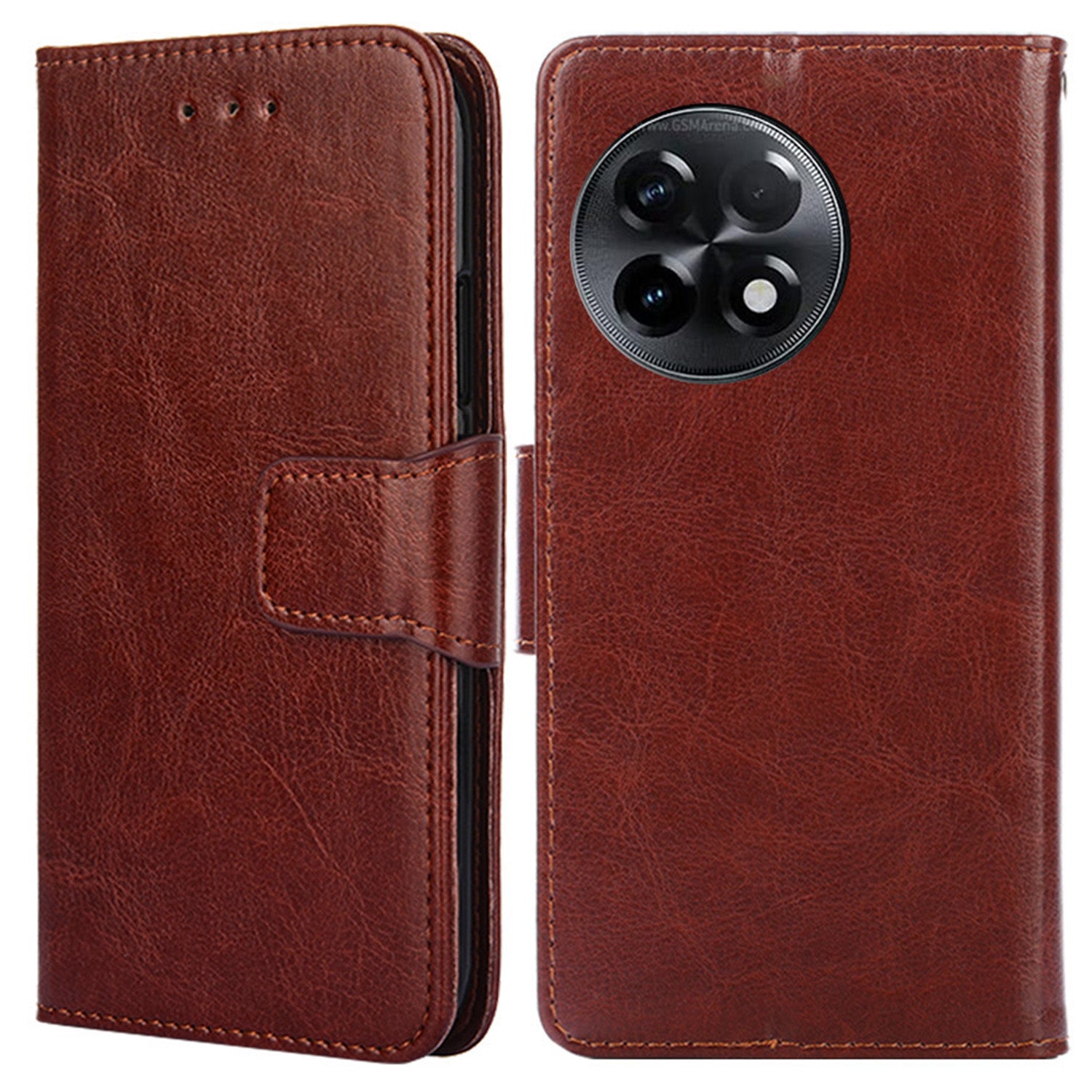 For OnePlus Ace 2 5G / 11R 5G PU Leather Wallet Phone Case Anti-drop Stand Protective Cover