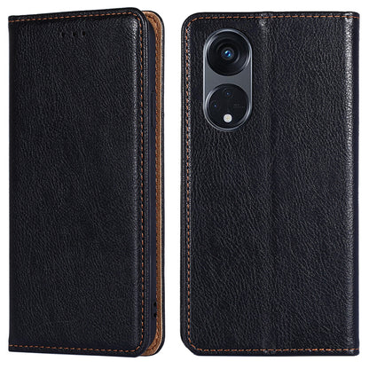 For Oppo Reno8 T 5G / A1 Pro 5G PU Leather Wallet Stand Mobile Case Magnetic Closing Shockproof Cover