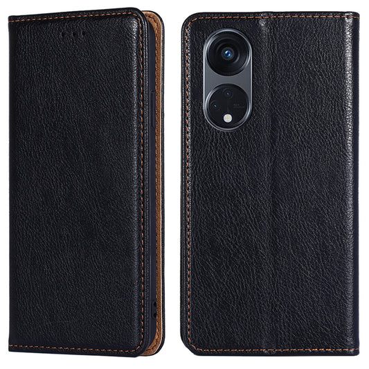 For Oppo Reno8 T 5G / A1 Pro 5G PU Leather Wallet Stand Mobile Case Magnetic Closing Shockproof Cover