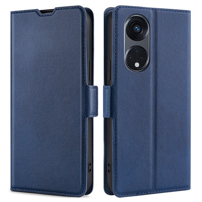 For Oppo Reno8 T 5G / A1 Pro 5G PU Leather Flip Folio Case Card Holders Stand Shockproof Phone Cover