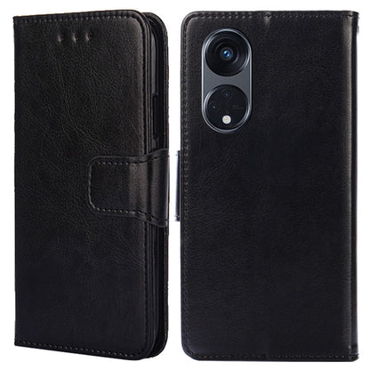 For Oppo Reno8 T 5G / A1 Pro 5G Shockproof PU Leather Phone Case Stand Wallet Cell Phone Cover