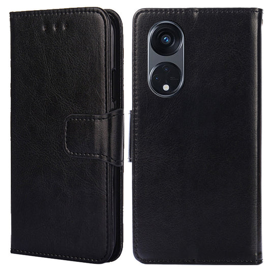 For Oppo Reno8 T 5G / A1 Pro 5G Shockproof PU Leather Phone Case Stand Wallet Cell Phone Cover
