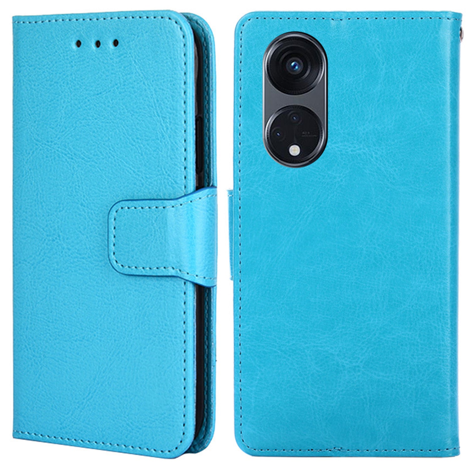 For Oppo Reno8 T 5G / A1 Pro 5G Shockproof PU Leather Phone Case Stand Wallet Cell Phone Cover