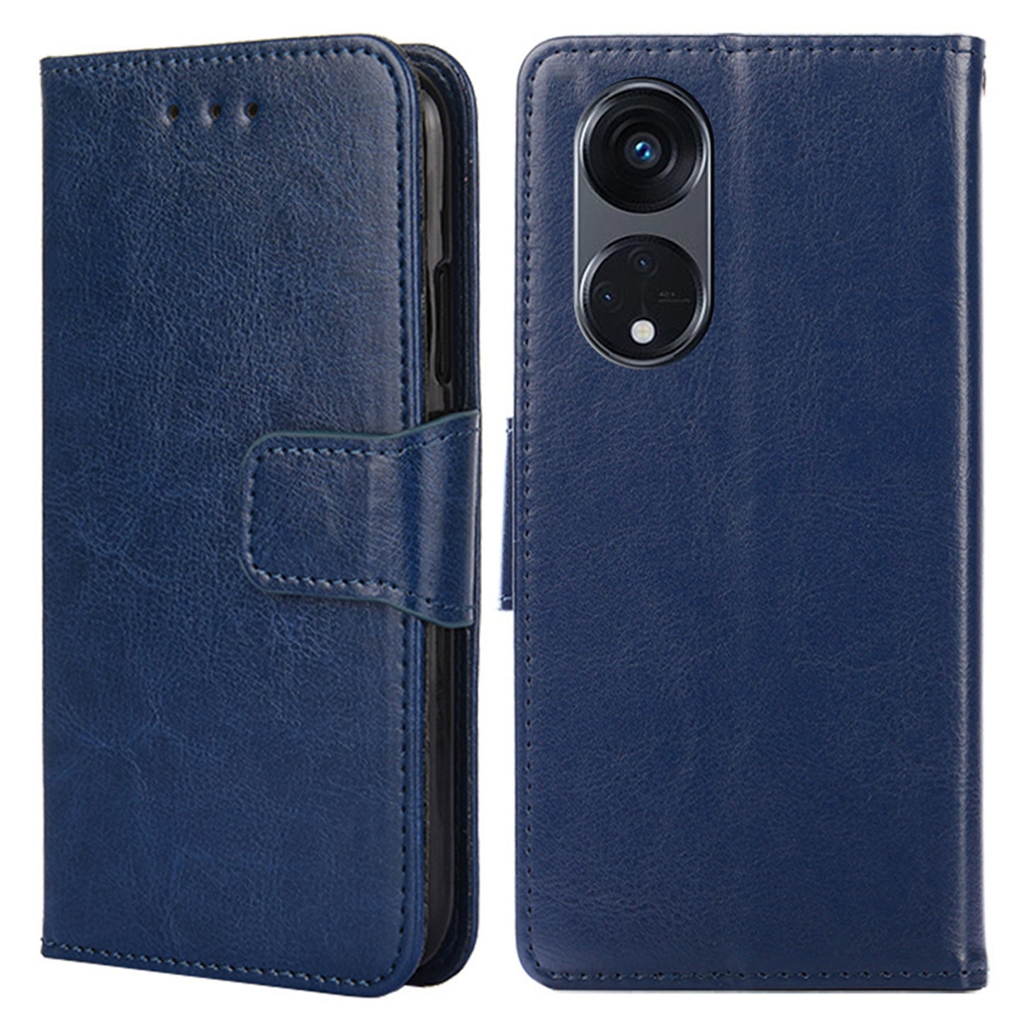 For Oppo Reno8 T 5G / A1 Pro 5G Shockproof PU Leather Phone Case Stand Wallet Cell Phone Cover