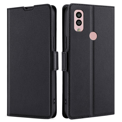 For Kyocera Android One S10 Phone Stand Case Leather Card Holder Protective Phone Cover