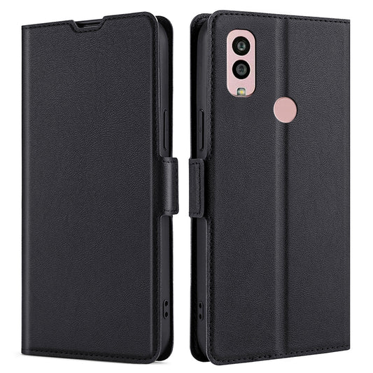 For Kyocera Android One S10 Phone Stand Case Leather Card Holder Protective Phone Cover
