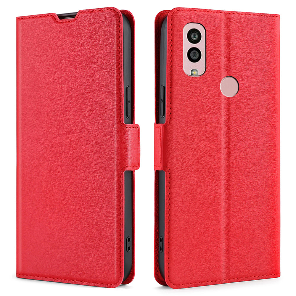 For Kyocera Android One S10 Phone Stand Case Leather Card Holder Protective Phone Cover