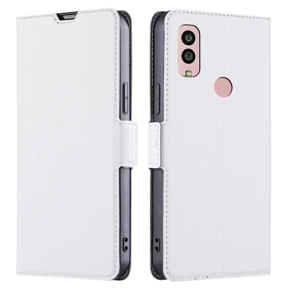 For Kyocera Android One S10 Phone Stand Case Leather Card Holder Protective Phone Cover