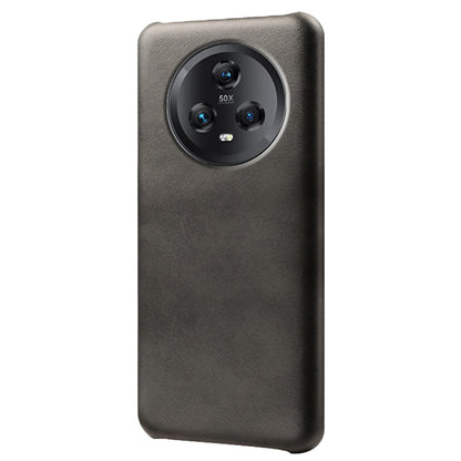 Cell Phone Case for Honor Magic5 , Calf Texture Anti-drop Leather Coated PC Phone Cover