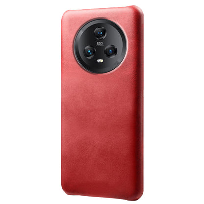 Cell Phone Case for Honor Magic5 , Calf Texture Anti-drop Leather Coated PC Phone Cover