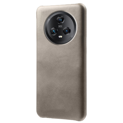 Cell Phone Case for Honor Magic5 , Calf Texture Anti-drop Leather Coated PC Phone Cover