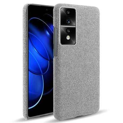 For Honor 80 GT 5G Drop Resistant Cellphone Case Solid Color Hard PC+Cloth Phone Back Cover