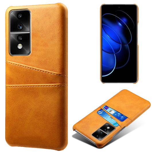 Dual Card Slots Phone Cover for Honor 80 GT 5G , PU Leather Coated+PC Phone Case