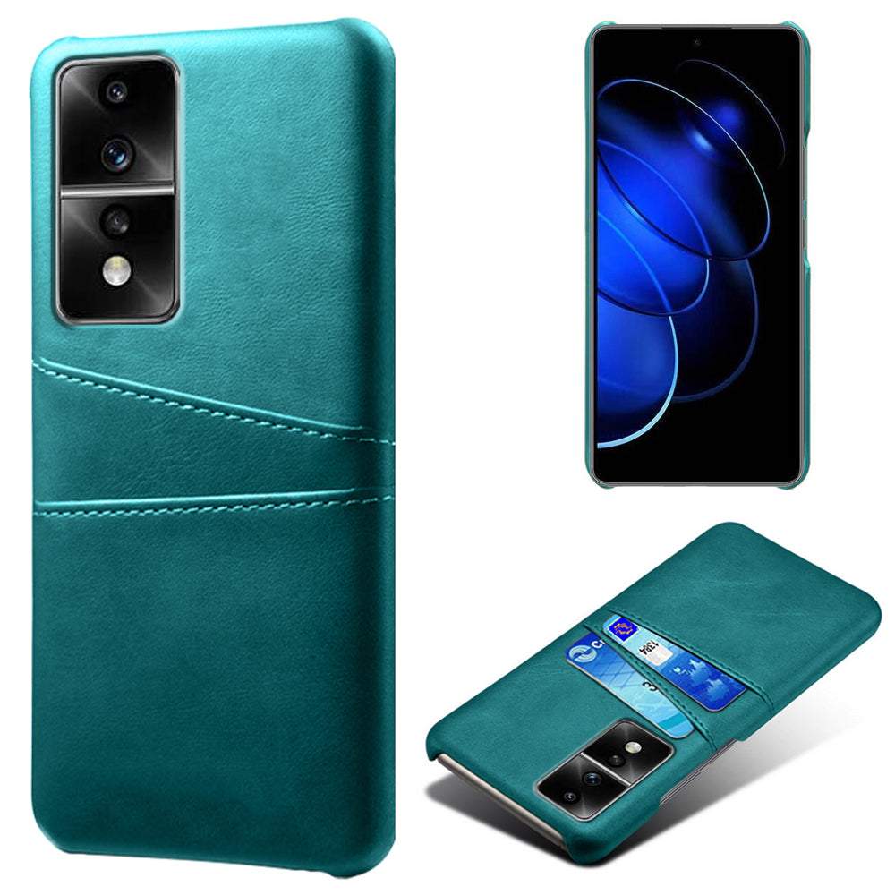 Dual Card Slots Phone Cover for Honor 80 GT 5G , PU Leather Coated+PC Phone Case