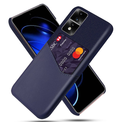 For Honor 80 GT 5G PU Leather + PC Card Holder Case Cloth Texture Protective Phone Cover