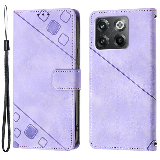 PT005 YB Imprinting Series-6 for OnePlus 10T 5G / Ace Pro 5G Phone Cover Stand Leather Phone Wallet Case