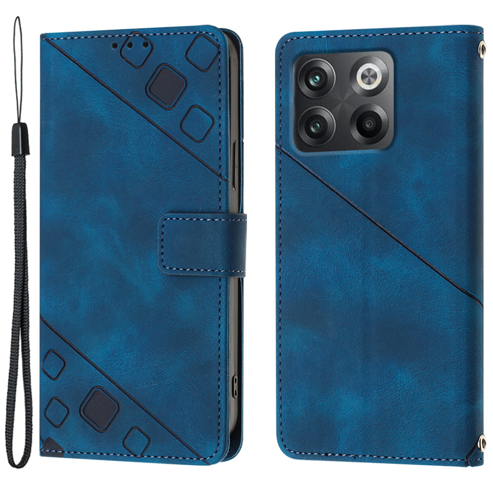 PT005 YB Imprinting Series-6 for OnePlus 10T 5G / Ace Pro 5G Phone Cover Stand Leather Phone Wallet Case