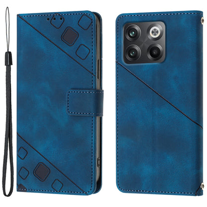 PT005 YB Imprinting Series-6 for OnePlus 10T 5G / Ace Pro 5G Phone Cover Stand Leather Phone Wallet Case