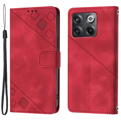 PT005 YB Imprinting Series-6 for OnePlus 10T 5G / Ace Pro 5G Phone Cover Stand Leather Phone Wallet Case