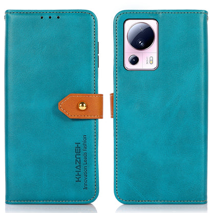 KHAZNEH For Xiaomi 13 Lite / Civi 2 5G Cell Phone Case Cowhide Texture Leather Wallet Stand Phone Cover