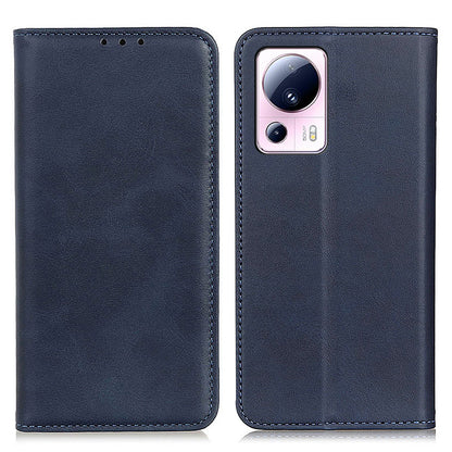 Split Leather Phone Case for Xiaomi 13 Lite / Civi 2 5G , Wallet Stand Full Protection Cell Phone Cover