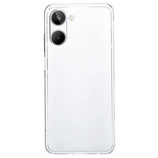 For Realme 10 4G TPU Phone Case 1.5mm Thickened Shockproof Transparent Phone Back Cover