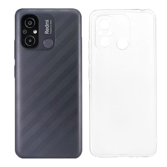 For Xiaomi Redmi 12C 4G / Redmi 11A 4G Protective Case Soft TPU Cover Transparent 1.5mm Phone Case
