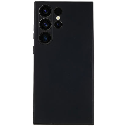For Samsung Galaxy S23 Ultra Straight Edge Phone Case Precise Cutout Soft TPU Cover