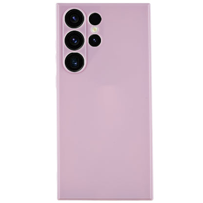 For Samsung Galaxy S23 Ultra Straight Edge Phone Case Precise Cutout Soft TPU Cover