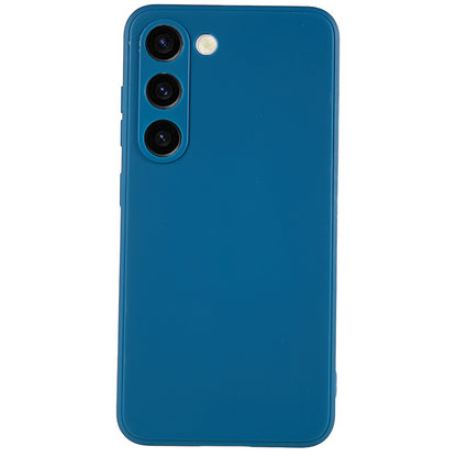 For Samsung Galaxy S23 Straight Edge TPU Case Precise Cutout Anti-Fall Phone Cover
