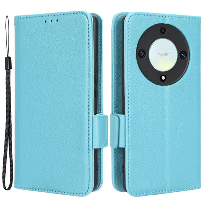 For Honor X9a 5G / X40 5G / Magic5 Lite 5G Phone Case Wallet Stand Litchi Texture Leather Phone Cover