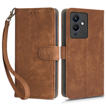 For Infinix Note 12 5G / Note 12 Pro 5G X671 Phone Case PU Leather RFID Blocking Wallet Stand Cover with Strap