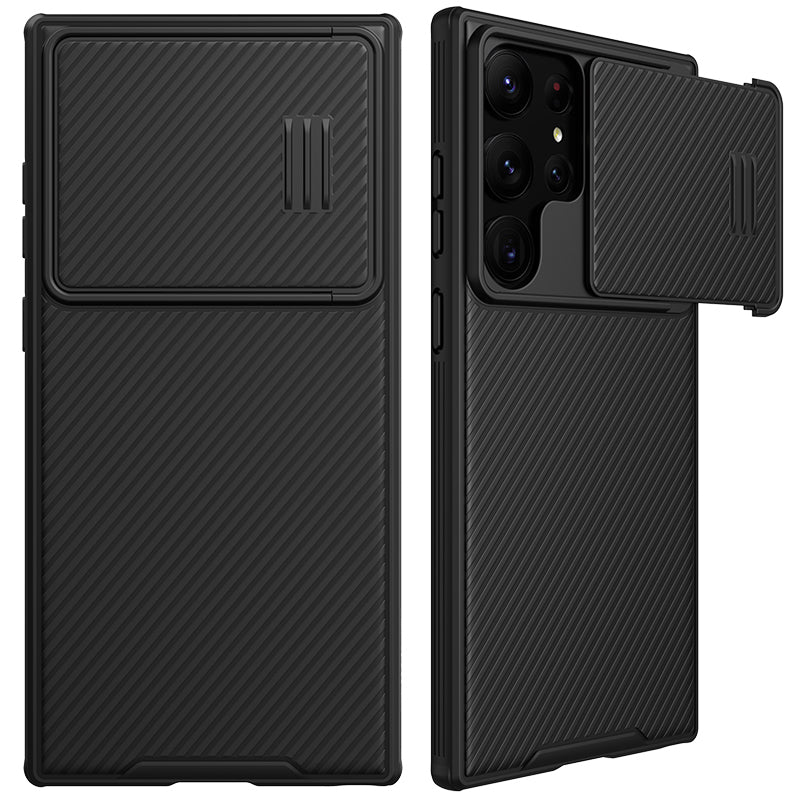 NILLKIN CamShield S Series for Samsung Galaxy S23 Ultra PC + TPU Phone Case Slide Lens Protection Drop-proof Cover
