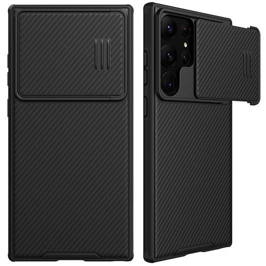 NILLKIN CamShield S Series for Samsung Galaxy S23 Ultra PC + TPU Phone Case Slide Lens Protection Drop-proof Cover